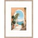 Arch Paradise Glass Framed Print at online8 furniture store Auckland