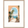 Arch Paradise Glass Framed Print at online8 furniture store Auckland