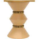Arezu Metal Side Table - Terracotta at online8 furniture store Auckland