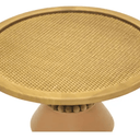 Arezu Metal Side Table - Terracotta at online8 furniture store Auckland