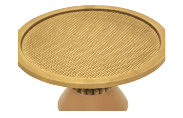 Arezu Metal Side Table - Terracotta at online8 furniture store Auckland