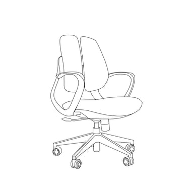 Argo Split Ergonomic Office Chair at online8 furniture store Auckland