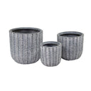 Arkansas Clayfibre Pot Washed Grey-Set of 3 at online8 furniture store Auckland