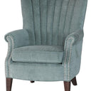 Arlington Wingback Armchair - Teal at online8 furniture store Auckland