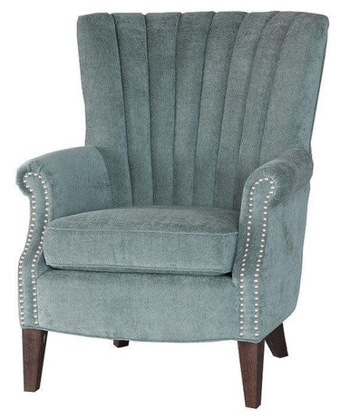 Arlington Wingback Armchair - Teal at online8 furniture store Auckland