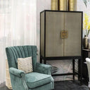Arlington Wingback Armchair - Teal at online8 furniture store Auckland