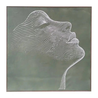 Art Canvas Face 80x80cm at online8 furniture store Auckland