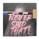 Art Canvas Never Said That 60x60cm Pink at online8 furniture store Auckland