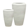 Artemis Stone Lite Planter Set/2 - Chalk Beige at online8 furniture store Auckland