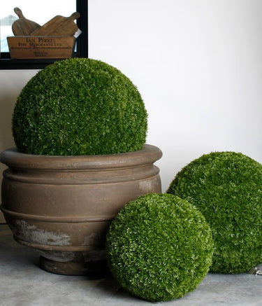 Artificial Conifer Topiary Ball 53cm at online8 furniture store Auckland