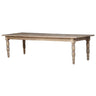 Artillery Dining Table Reclaimed Elm - 3000mm at online8 furniture store Auckland