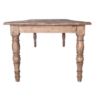 Artillery Dining Table Reclaimed Elm - 3000mm at Online8 Furniture Auckland NZ