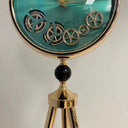 Artisanal Time Craft - Designer Floor Clock with Moving Gears Mechanism at online8 furniture store Auckland