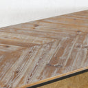 Arturo Coffee Table - Metal Frame & Recycled Fir at online8 furniture store Auckland