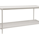 Asada Aluminium Console – White at online8 furniture store Auckland
