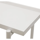 Asada Aluminium Console – White at online8 furniture store Auckland