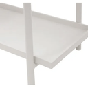 Asada Aluminium Console – White at online8 furniture store Auckland