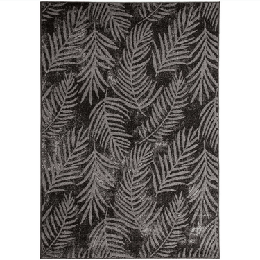 Asana Botanica Black/Light Grey Rug at online8 furniture store Auckland