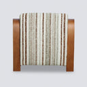 Ascot Club Chair W/ White Teddy Fabric - Brown at online8 furniture store Auckland