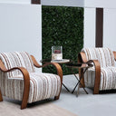 Ascot Club Chair W/ White Teddy Fabric - Brown at online8 furniture store Auckland