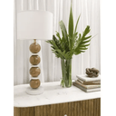 Asha Wood And Marble Table Lamp - Natural at online8 furniture store Auckland
