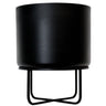Asher Planter on Stand - Black at online8 furniture store Auckland