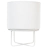 Asher Planter on Stand - White at online8 furniture store Auckland