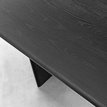 Athens Torri Dining Table - Black at online8 furniture store Auckland