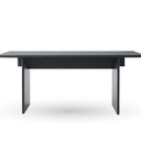 Athens Torri Dining Table - Black at online8 furniture store Auckland