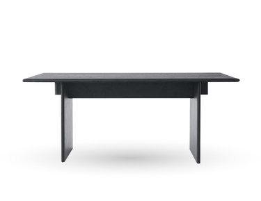 Athens Torri Dining Table - Black at online8 furniture store Auckland