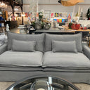 Atlanta 3 Seat Slip Cover Sofa - Grey at online8 furniture store Auckland