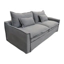Atlanta 3 Seat Slip Cover Sofa - Grey at online8 furniture store Auckland