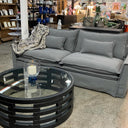 Atlanta 3 Seat Slip Cover Sofa - Grey at online8 furniture store Auckland