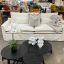 Atlanta 3 Seat Slip Cover Sofa - Natural at online8 furniture store Auckland
