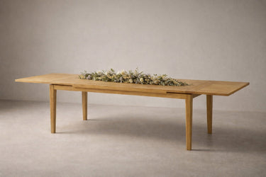 Atlas Double Extension Dining table - 1800-2800mm at Online8 Furniture Auckland NZ