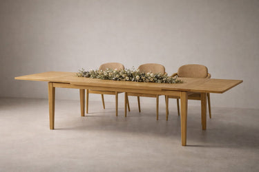 Atlas Double Extension Dining table - 1800-2800mm at Online8 Furniture Auckland NZ