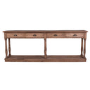 Augustus Farmhouse Console Table - Reclaimed Elm at online8 furniture store Auckland