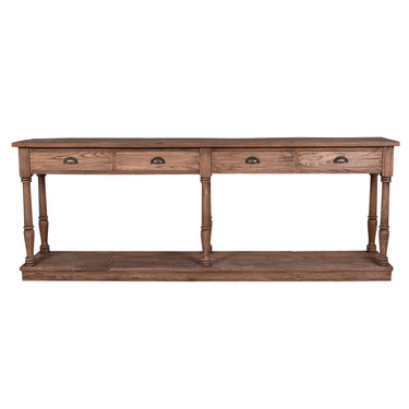 Augustus Farmhouse Console Table - Reclaimed Elm at online8 furniture store Auckland