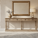 Augustus Farmhouse Console Table - Reclaimed Elm at Online8 Furniture Auckland NZ
