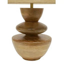 Aurel Wooden Table Lamp with Jute Shade at online8 furniture store Auckland