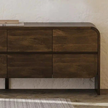 Aurora Sideboard 8 Drawer - Premium Brown at online8 furniture store Auckland