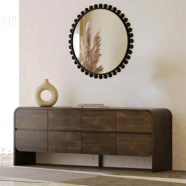 Aurora Sideboard 8 Drawer - Premium Brown at online8 furniture store Auckland