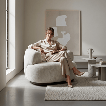 Aurora Swivel Casual Chair at Online8 Furniture Auckland NZ