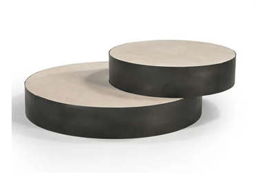 Avalon Round Layered Coffee Table at online8 furniture store Auckland