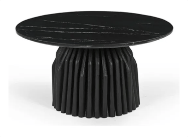 Avery Round Coffee Table with Marble Top at online8 furniture store Auckland