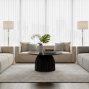 Avery Round Coffee Table with Marble Top at Online8 Furniture Auckland NZ