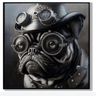Aviation Bulldog Framed Canvas Wall Art at online8 furniture store Auckland
