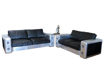 Aviator 2 Seater Leather Sofa at online8 furniture store Auckland