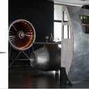 Aviator Bar Table & Cabinet with Propeller at online8 furniture store Auckland