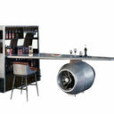 Aviator Bar Table & Cabinet with Propeller at online8 furniture store Auckland
